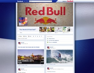 Fake Red Bull Timeline from Mashable