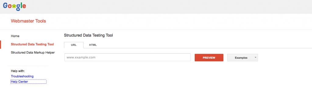 Google Structured Data Testing Tool for SEO